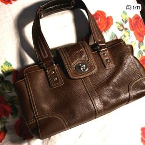 Coach Double Handle East/West Satchel